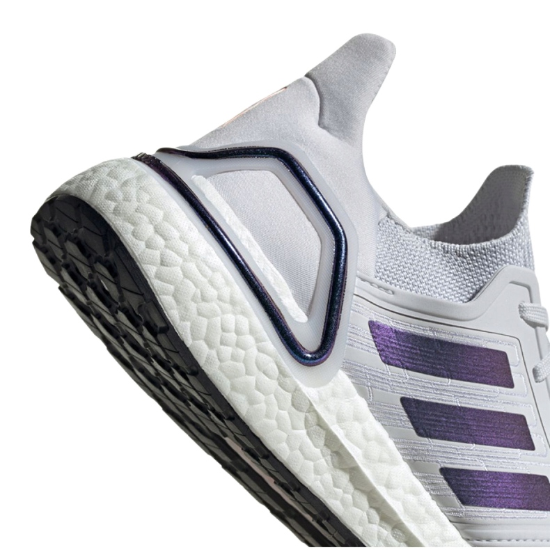 Sapatos adidas UltraBoost 20 M EG0695 branco multicolorido azul 4
