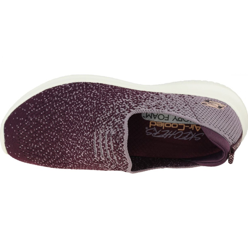 Sapatos Skechers Ultra Flex W 13123-PLUM rosa cinza 2 Sapatos Skechers Ultra Flex W 13123-PLUM rosa cinza 2