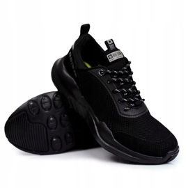 Sapatas esportivas masculinas Big Star pretas FF174177 preto 2