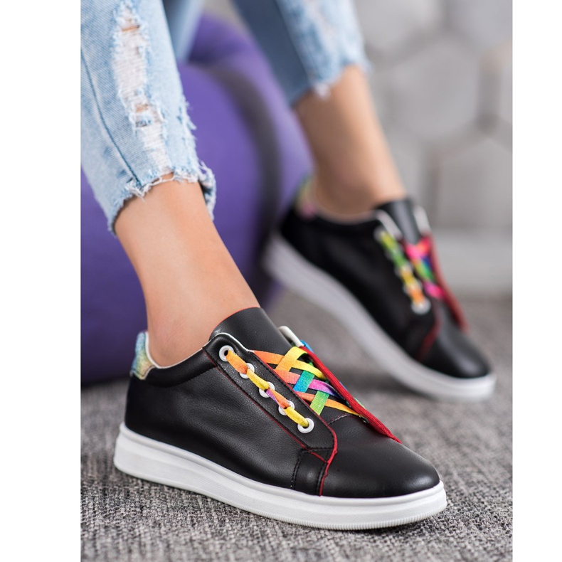 SHELOVET Calçados Esportivos da Moda preto 1