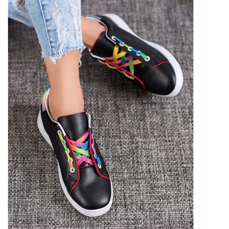 SHELOVET Calçados Esportivos da Moda preto 2