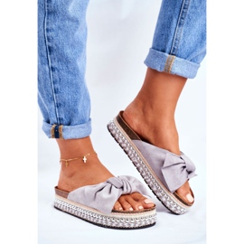 Chinelos femininos cinza mortigo 1