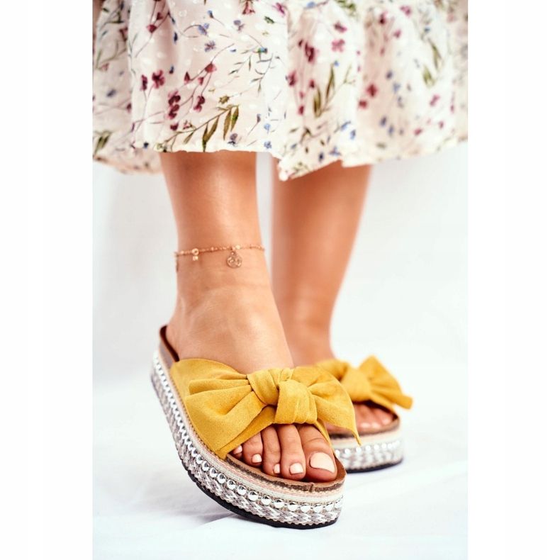 PS1 Sapatilhas altas femininas amarelas mortigo amarelo 1