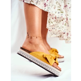 PS1 Sapatilhas altas femininas amarelas mortigo amarelo 2