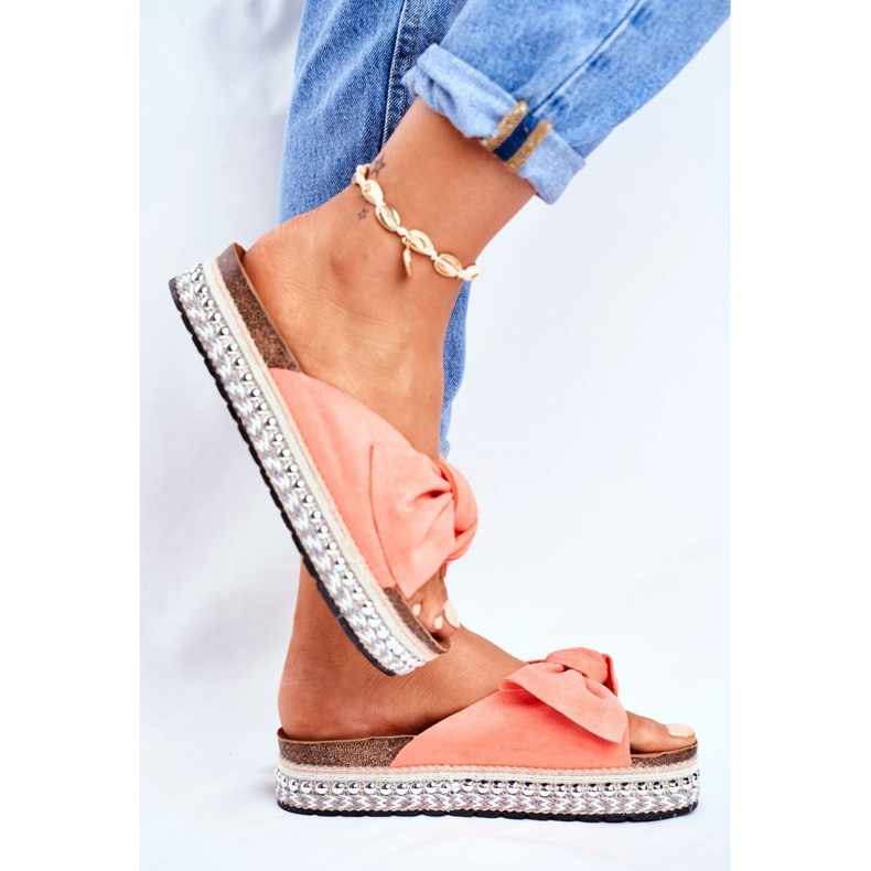 Chinelos femininos Coral Mortigo rosa 1