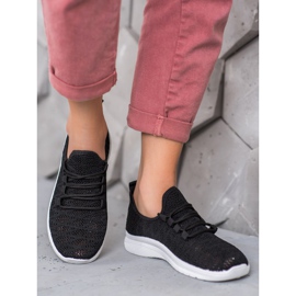 SHELOVET Sapatos Abertos Pretos 1