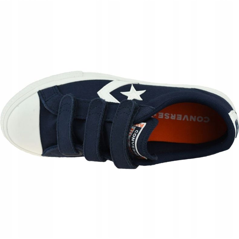 Tênis Converse Star Player Low Kids 667547C azul marinho cinza 2