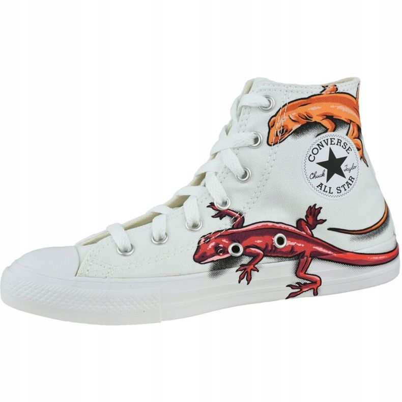 Converse Lizards Chuck Taylor All Star High Kids 667943C branco cinza 1
