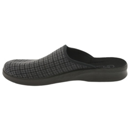 Sapatos masculinos Befado pu 548M012 preto cinza 3