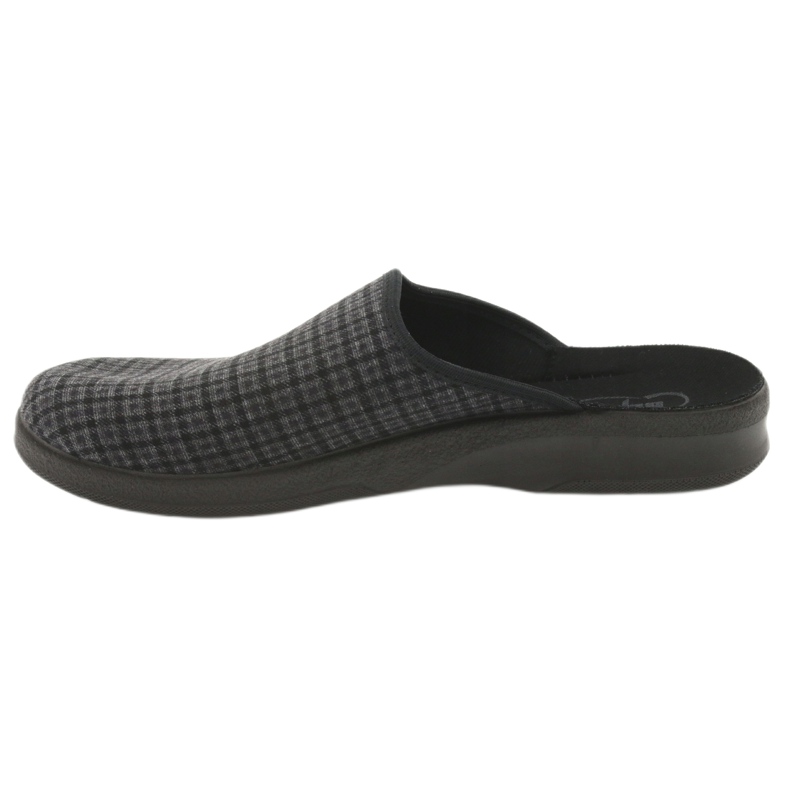 Sapatos masculinos Befado pu 548M012 preto cinza 3