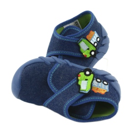 Calçados infantis Befado 523P012 azul marinho azul verde 5