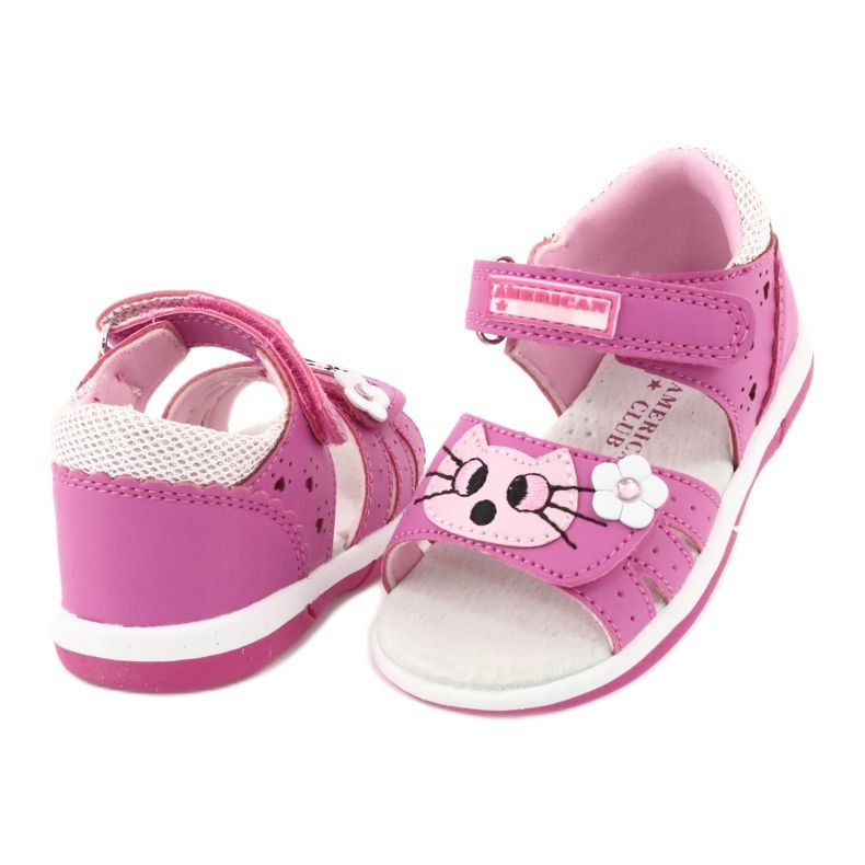 Sandals Girls 'American Club DR22 / 20 gatinha rosa 3