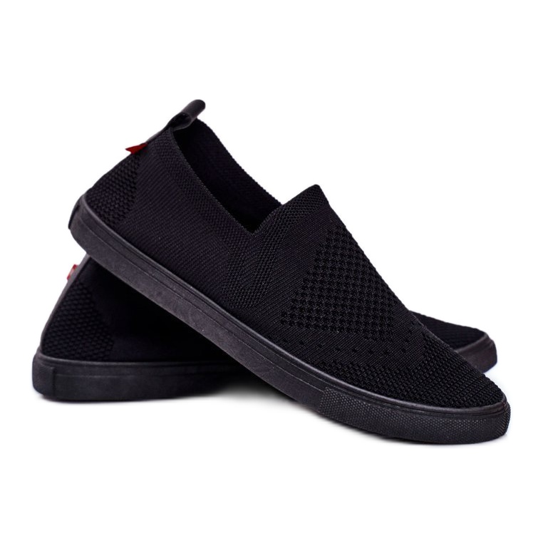 Tênis feminino preto Slip-on Big Star FF274A609 1