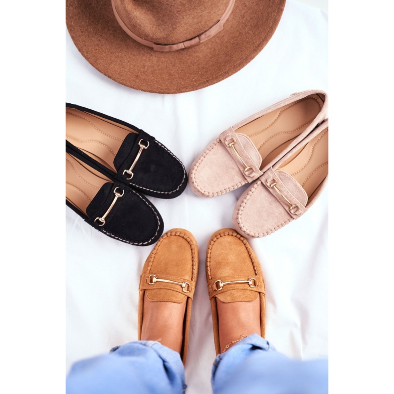 BUGO Mulheres Loafers Camel Camel Dive marrom 1