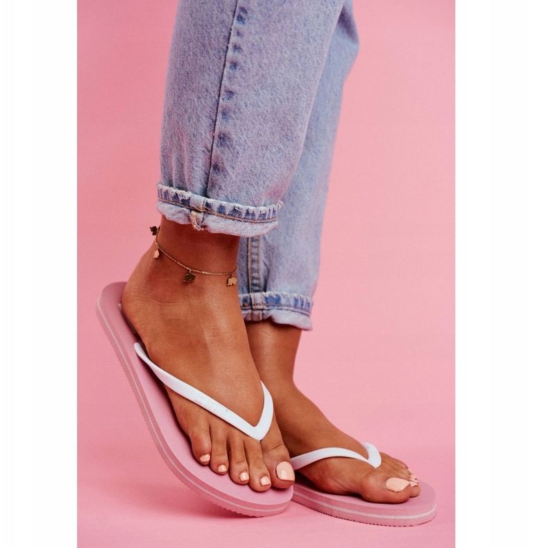 Big Star Chinelos femininos chinelos grandes estrela rosa FF274A319 1