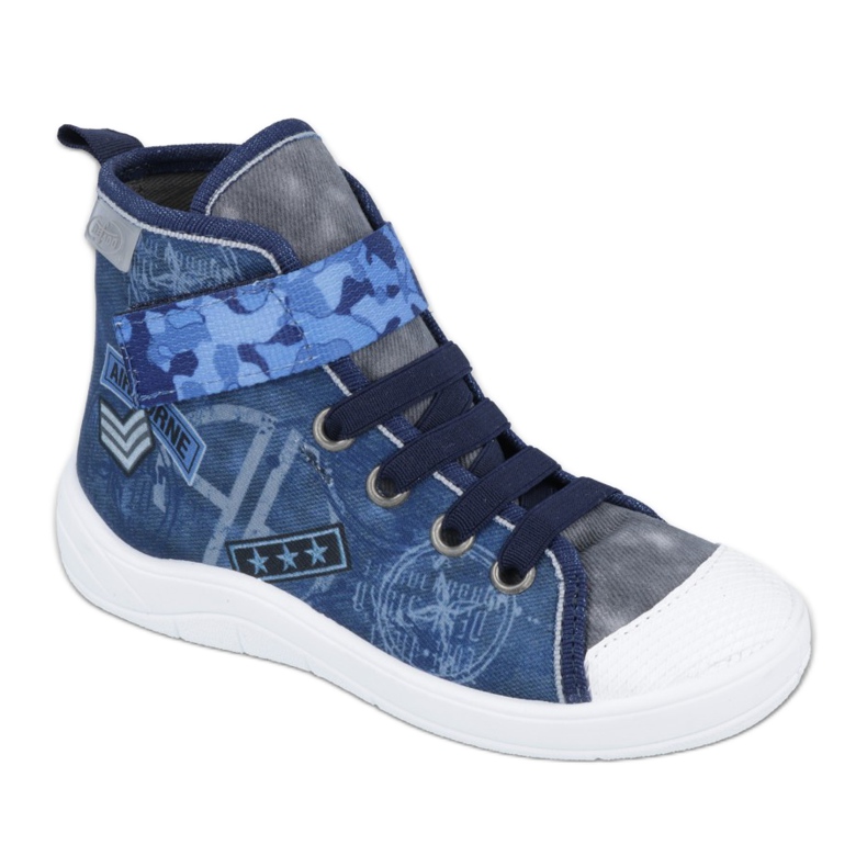Calçados infantis Befado 268Y071 azul marinho azul multicolorido 1