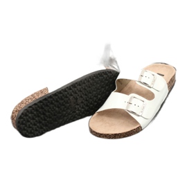 Chinelos anatômicos brancos lacados Lee Cooper 1043-5 2