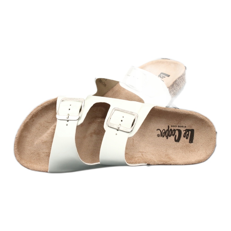 Chinelos anatômicos brancos lacados Lee Cooper 1043-5 3