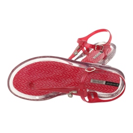Flip-flops Grendha transparente / vermelho incolor 3