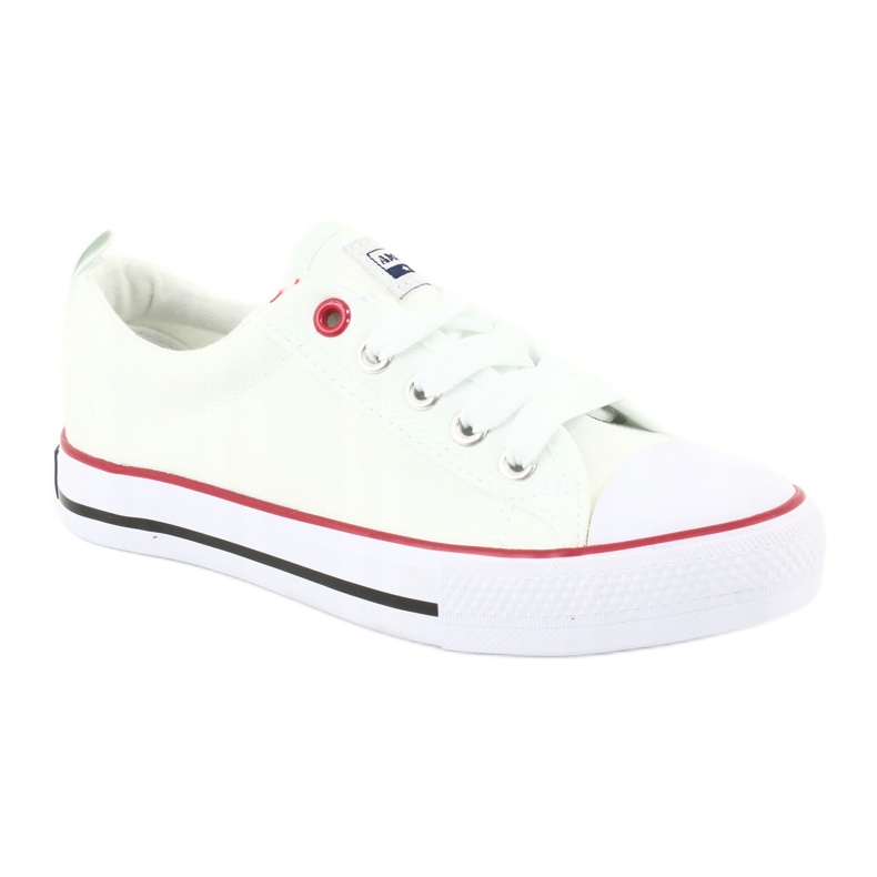 American Club American White Classic LH25 Sneakers amarrados branco branco 2