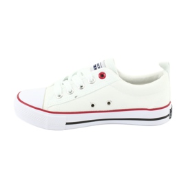 American Club American White Classic LH25 Sneakers amarrados branco branco 3