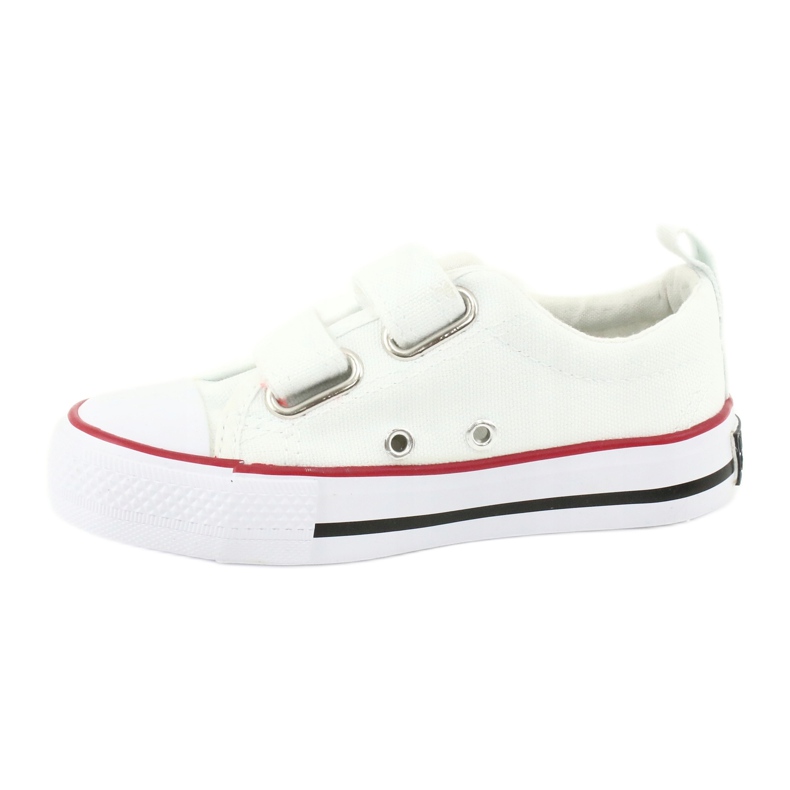 American Club Tênis de velcro branco americano LH41 1