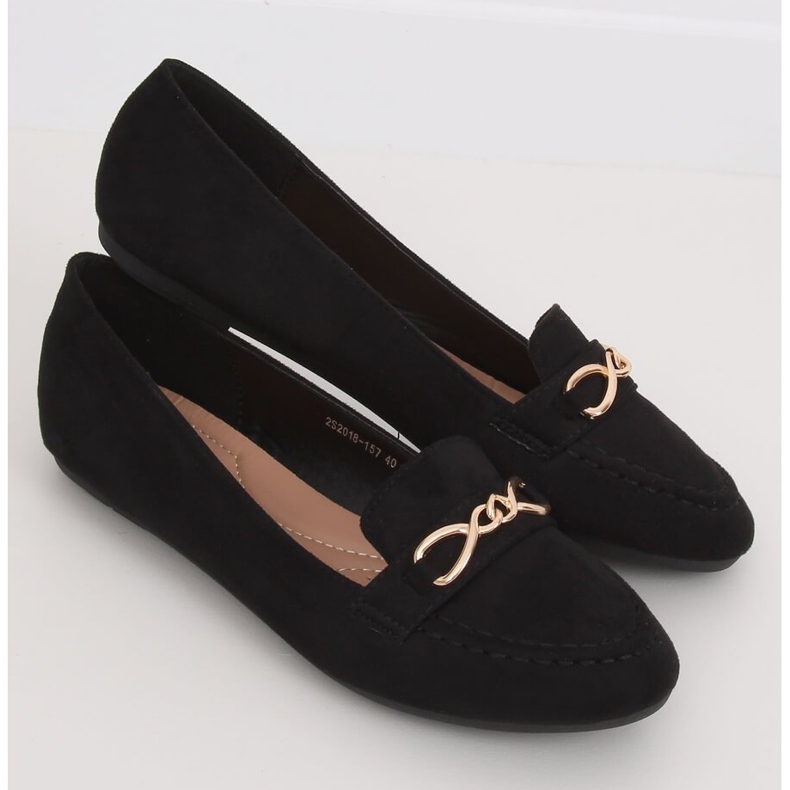 Mocassins femininos negros 2S2018-157 Preto 2