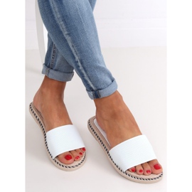 Chinelos femininos brancos 35-185 Branco 1