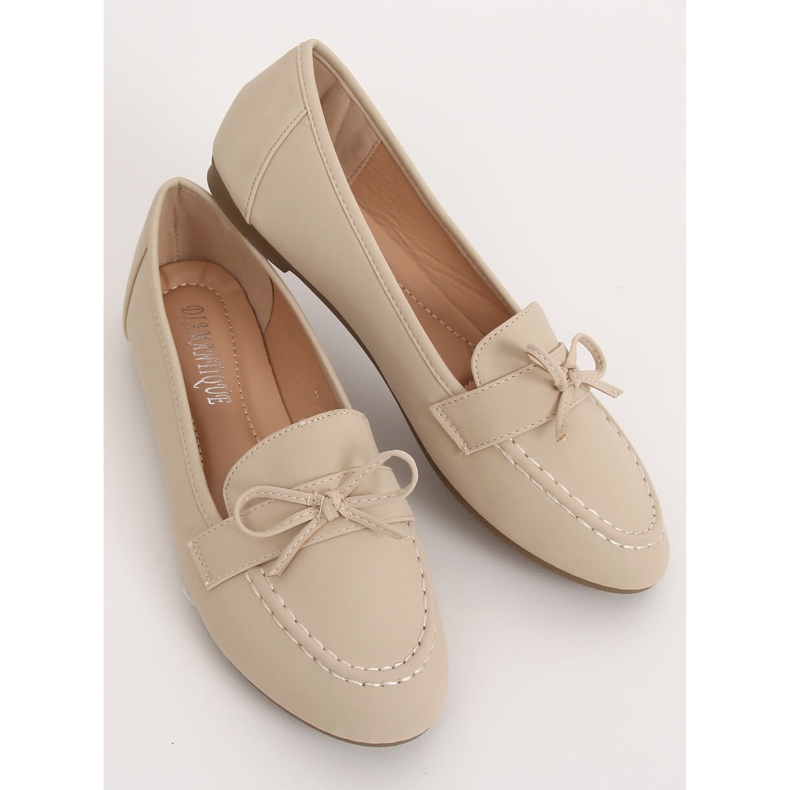 Mocassins bege feminino 98-30 Beige 2