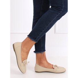 Mocassins bege feminino 98-30 Beige 1