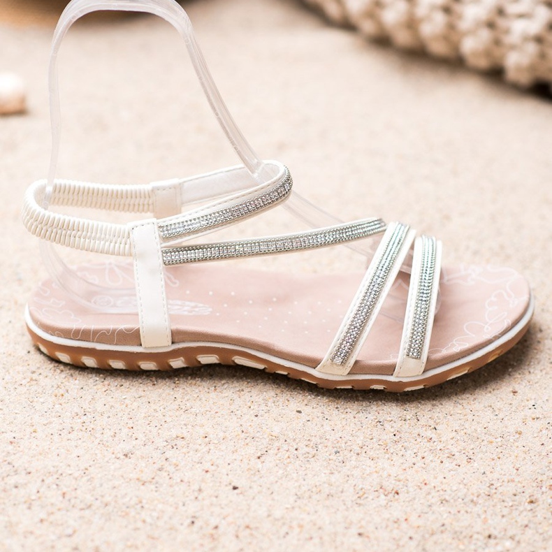 Camo Sandálias Deslizantes Confortáveis branco 1