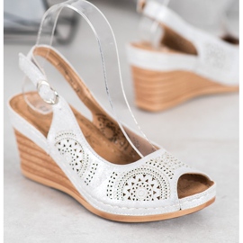 Evento Sandálias Openwork Com Eco Couro cinza 1