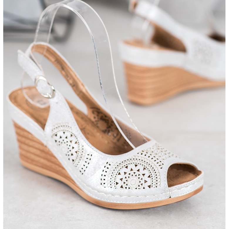 Evento Sandálias Openwork Com Eco Couro cinza 1