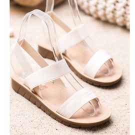 Sea Elves Sandálias deslizantes na plataforma castanho 2