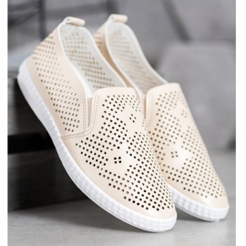 GOLL Slipons Beige Openwork bege 1