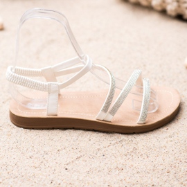 Sea Elves Sandálias Slip-On Elegantes branco 1