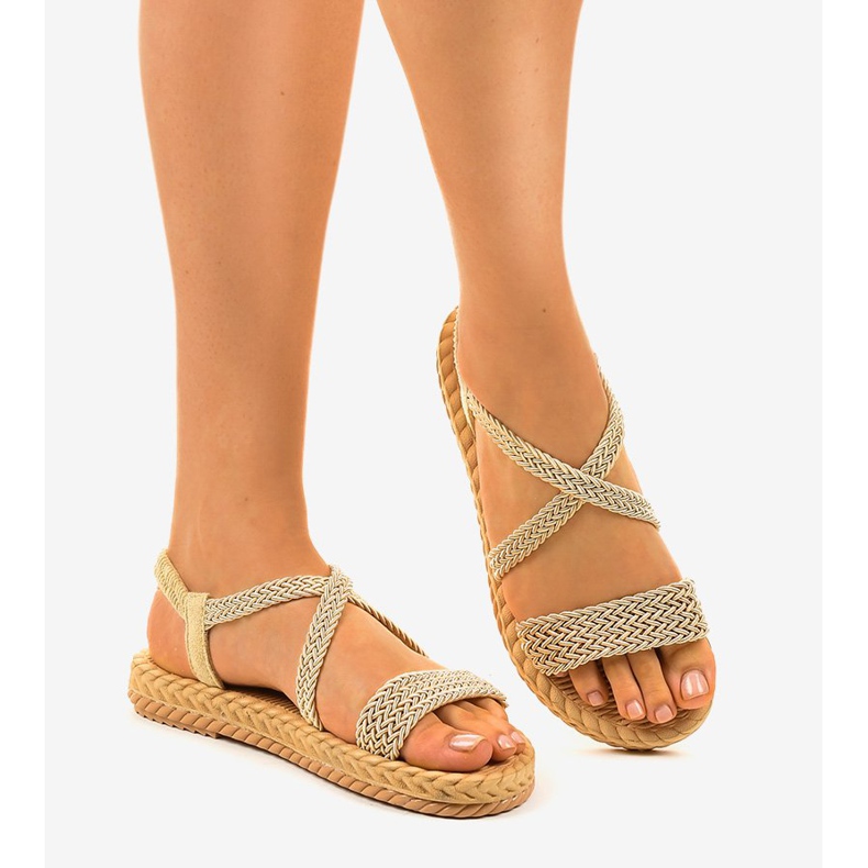 Sandálias Bege Feminina C602 2