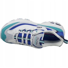 Skechers D'Lites Segunda chance W 13146-WBL branco azul multicolorido 2