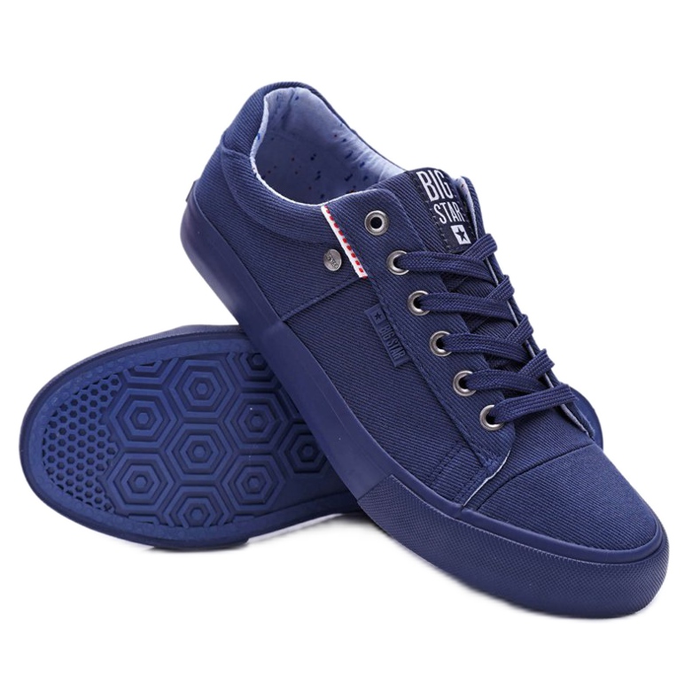 Tênis masculino Big Star azul marinho AA174094 azul-marinho 2