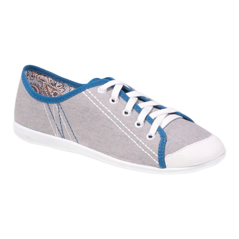 Sapatos juvenis Befado 248Q020 azul cinza 1