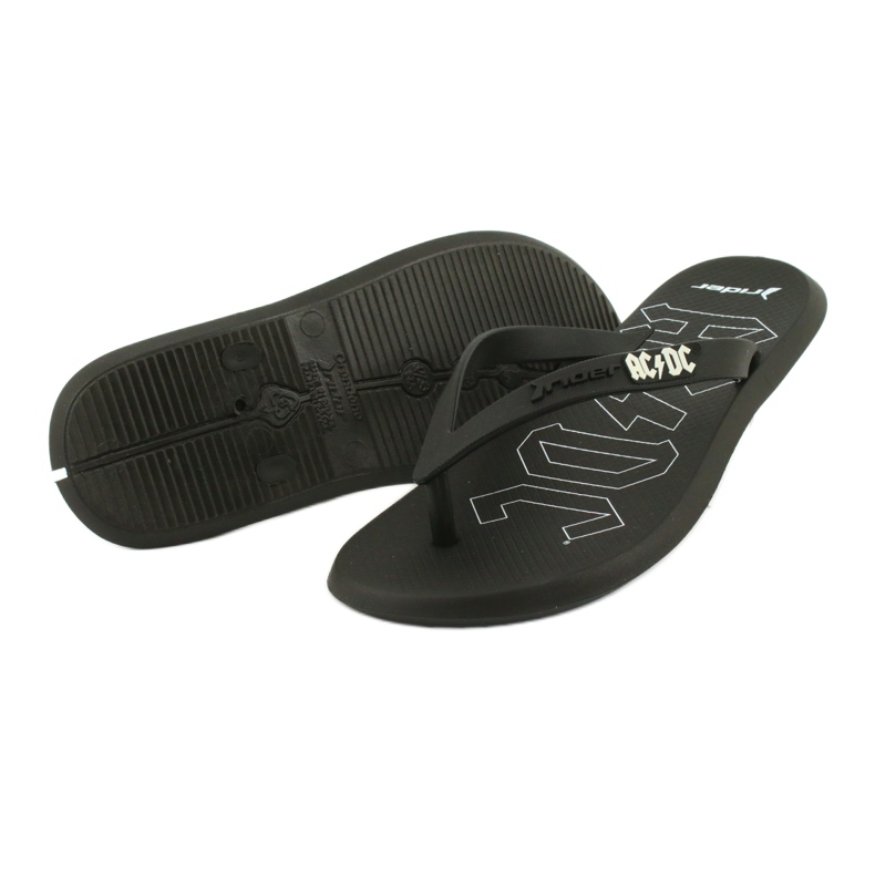 RIDER 82799 AC / DC flip-flops THONG AD men BRASIL branco preto 3