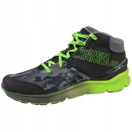 Under Armour Bgs Overdrive Mid K Jr 1266381-019 cinza verde 1