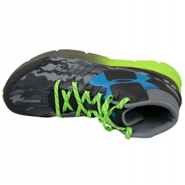 Under Armour Bgs Overdrive Mid K Jr 1266381-019 cinza verde 2