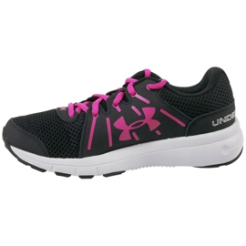 Sapatos Under Armour W Dash Rn 2 W 1285488-003 preto rosa 1