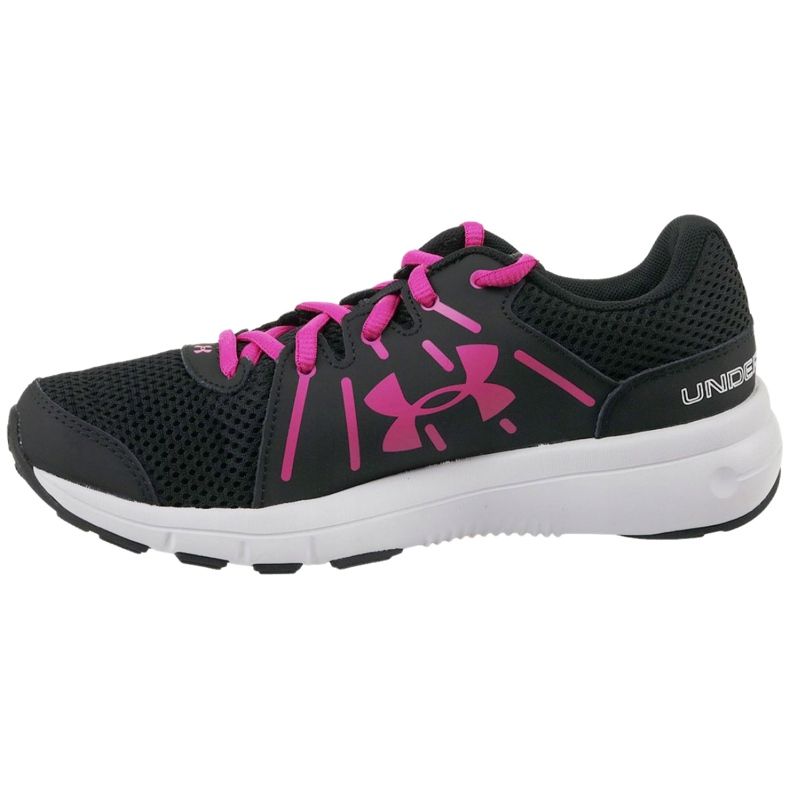 Sapatos Under Armour W Dash Rn 2 W 1285488-003 preto rosa 1