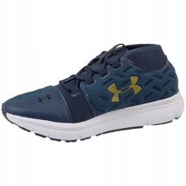 Under Armour Reator carregado sob armadura, execução M 1298534-402 azul marinho azul 1
