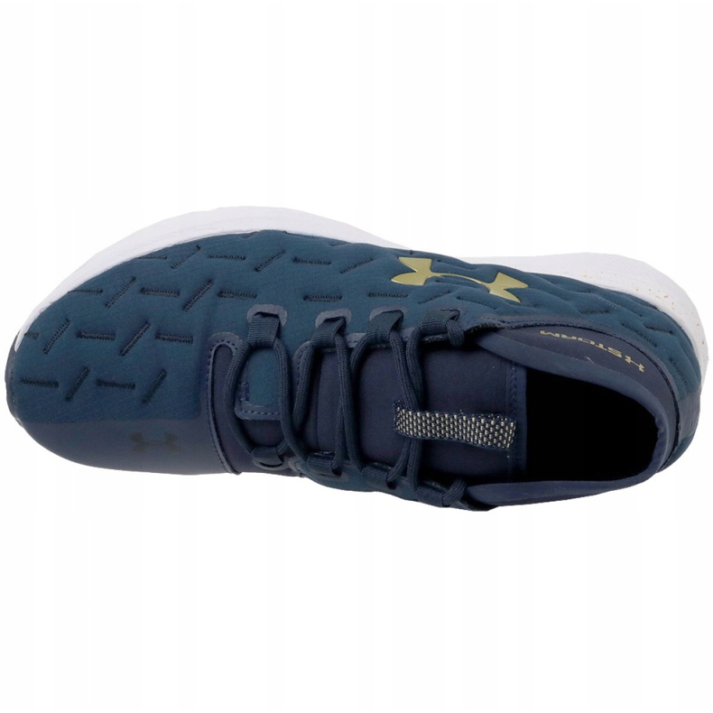 Under Armour Reator carregado sob armadura, execução M 1298534-402 azul marinho azul 2