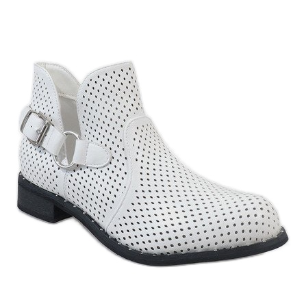 Botas brancas Openwork de 168-165 branco 1 Botas brancas Openwork de 168-165 branco 1