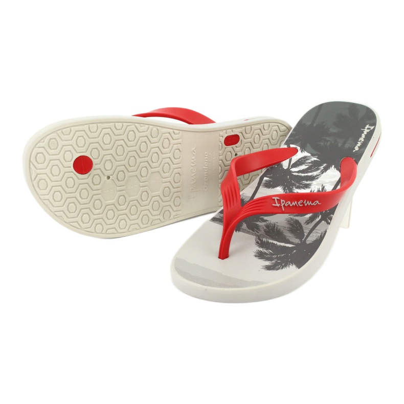 Ipanema 82879 Posto 10 Temas AD flip-flops vermelho cinza 3 Ipanema 82879 Posto 10 Temas AD flip-flops vermelho cinza 3