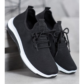 SHELOVET Sapatos Abertos Pretos 1